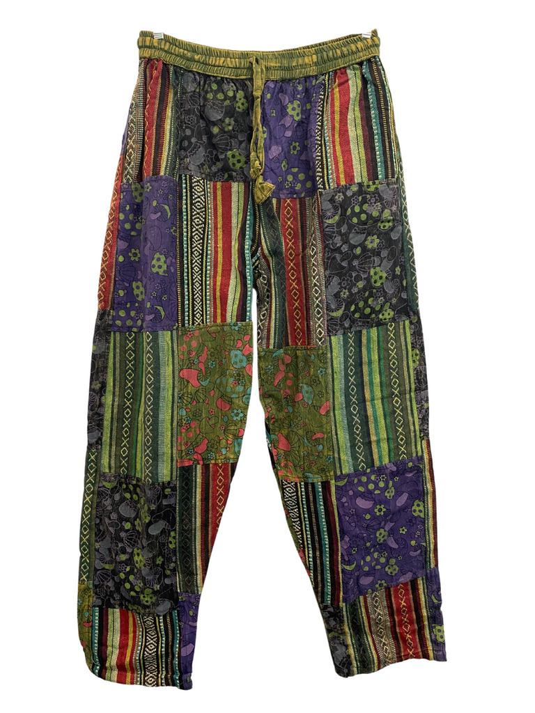 Gheri / Mushroom print patch pants