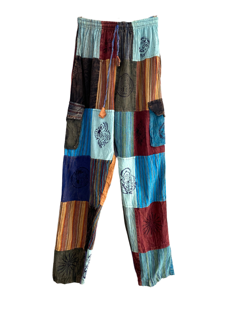 Patchwork cargo pants XXL