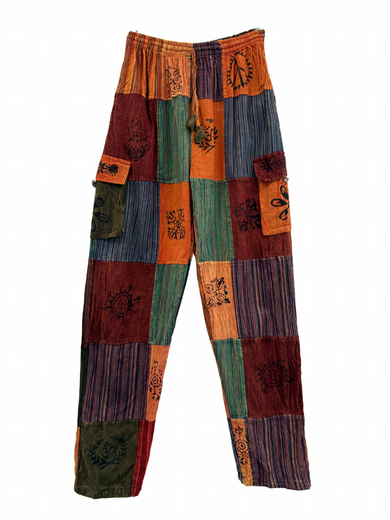 Patchwork cargo pants XXXL