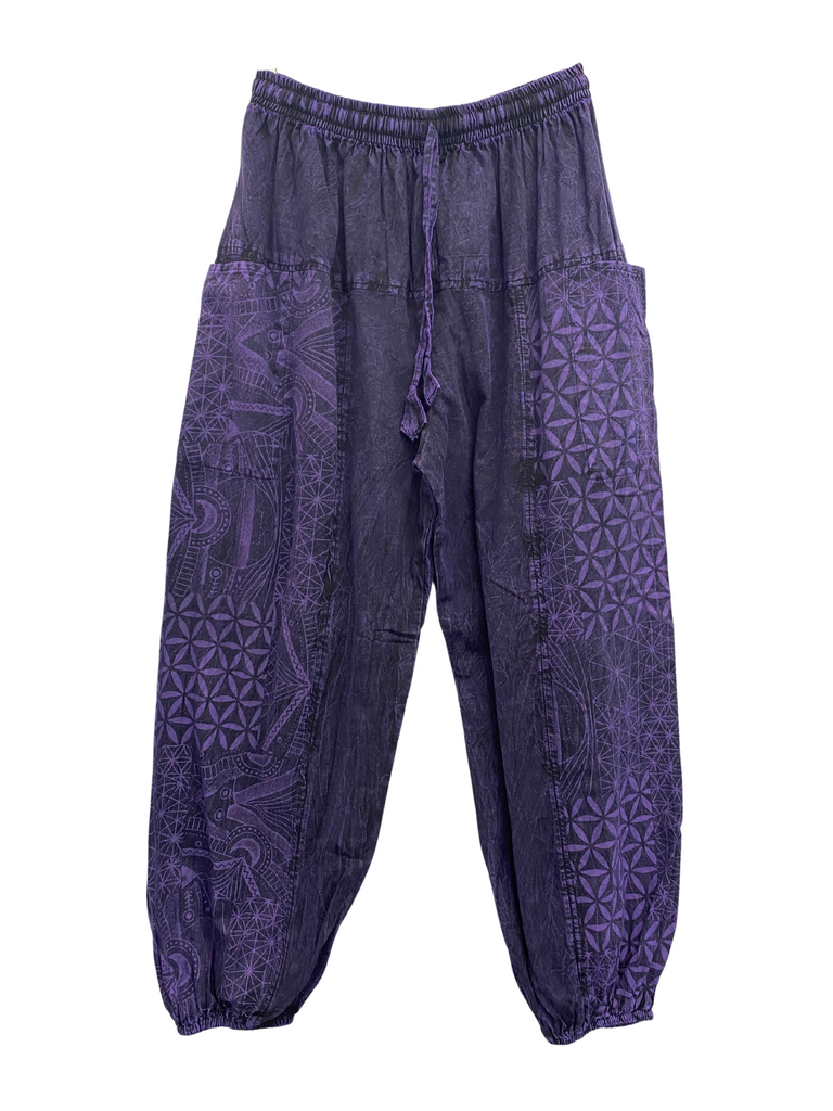 Yoga Pants Flower of Life/Geo print
