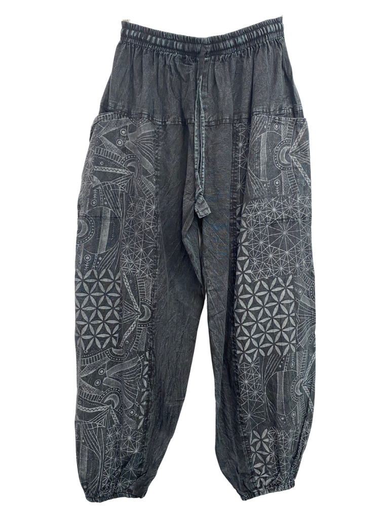 Yoga Pants Flower of Life/Geo print
