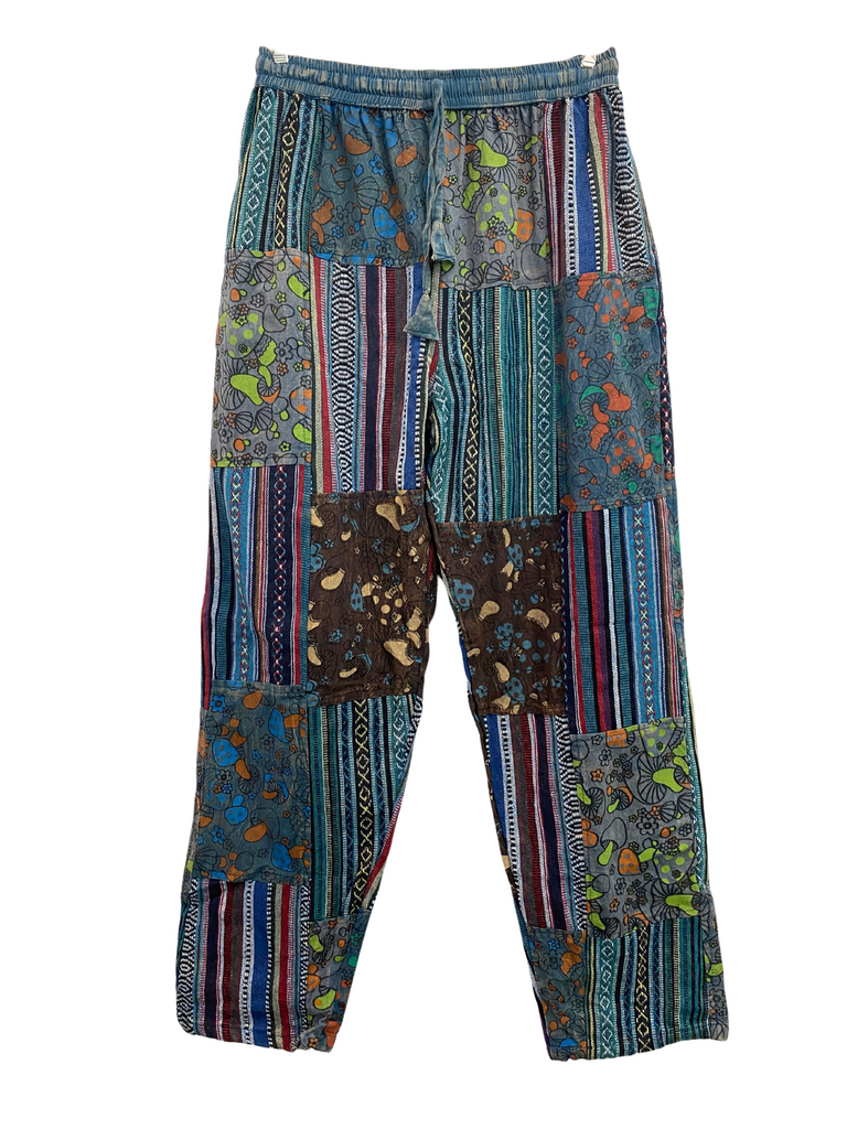Gheri / Mushroom print patch pants