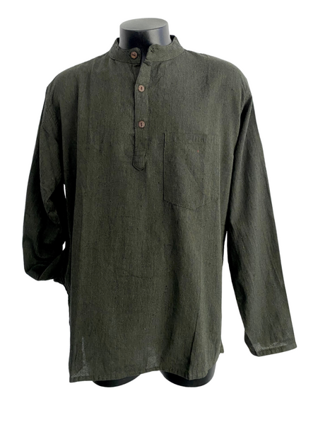 Cotton Shirt Dark Green