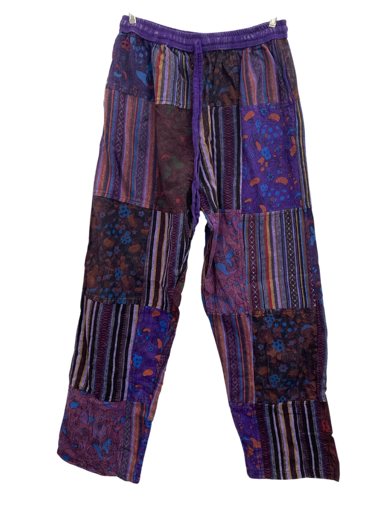 Gheri / Mushroom print patch pants