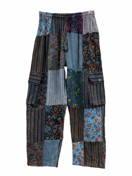 Cargo Pants Mushroom Patchwork Charcoal