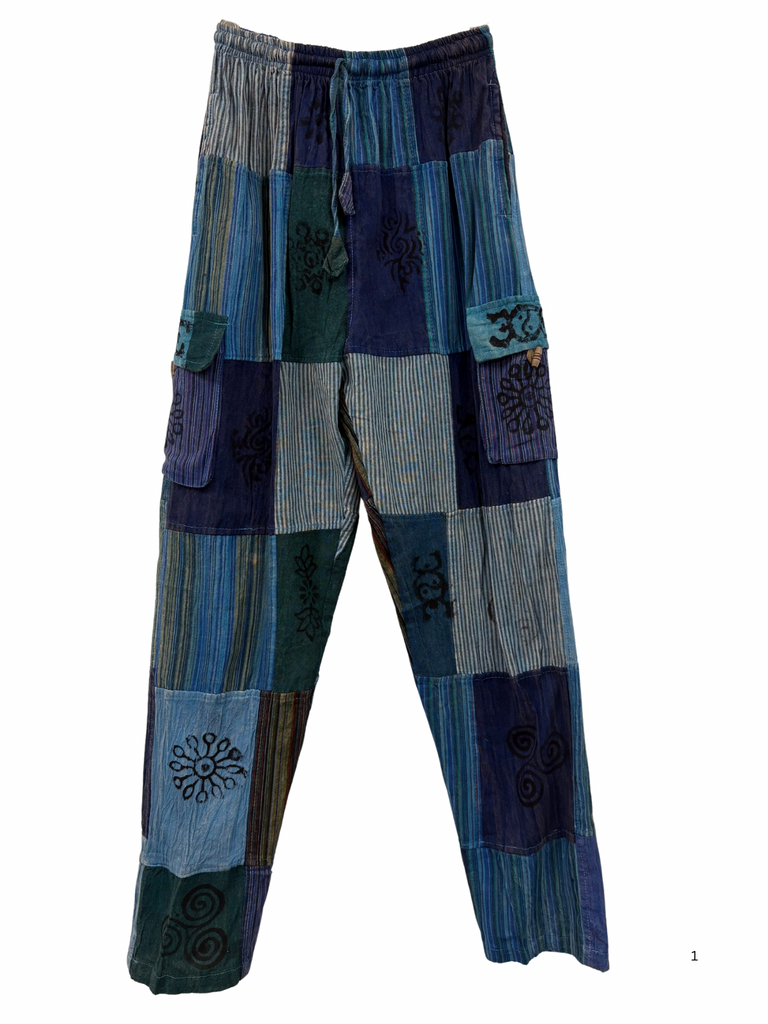 Patchwork cargo pants XL