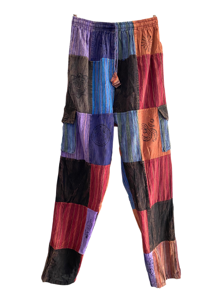 Patchwork cargo pants XXXL