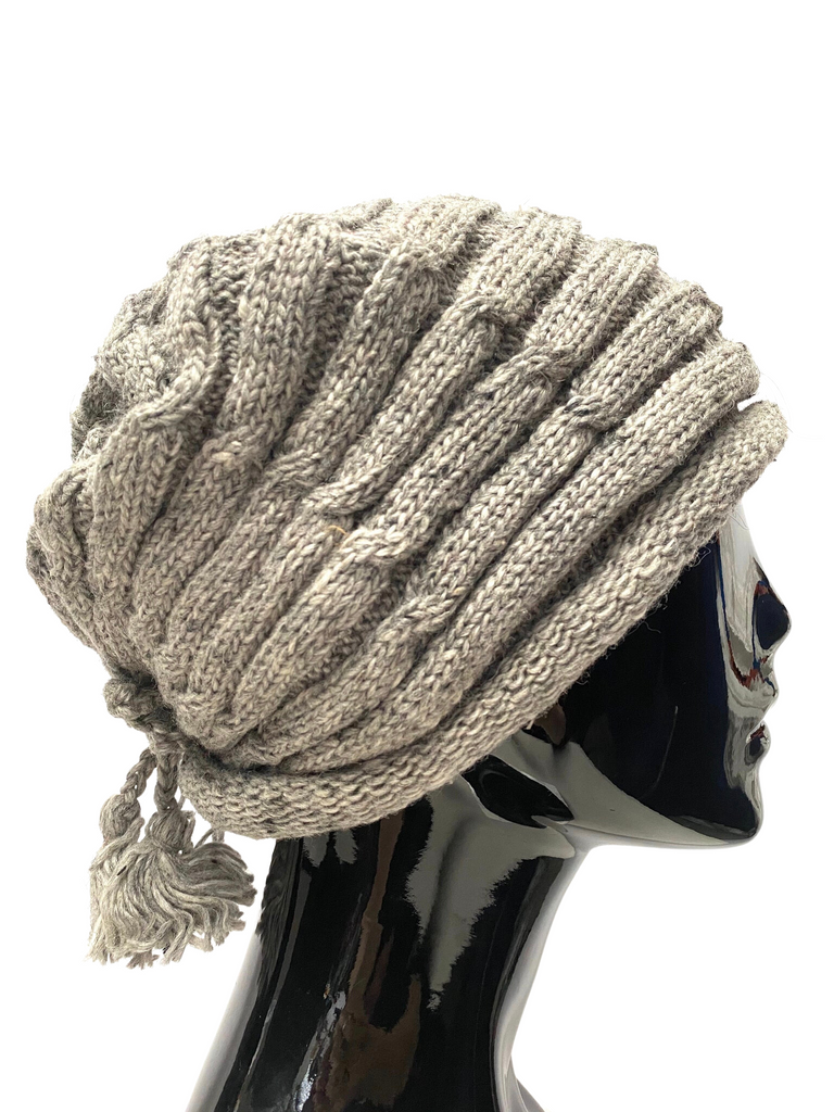 Wool knit winter hat