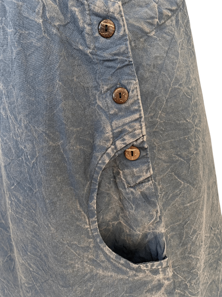 Short stonewashed pinafore