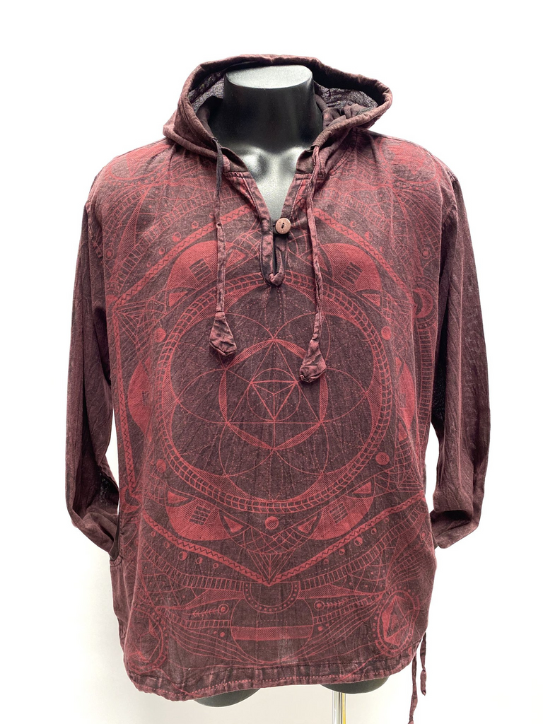 Geo Cotton Pullover