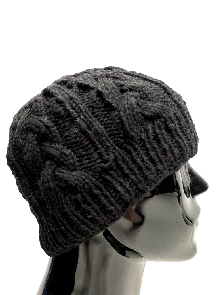 Wool knit winter hat