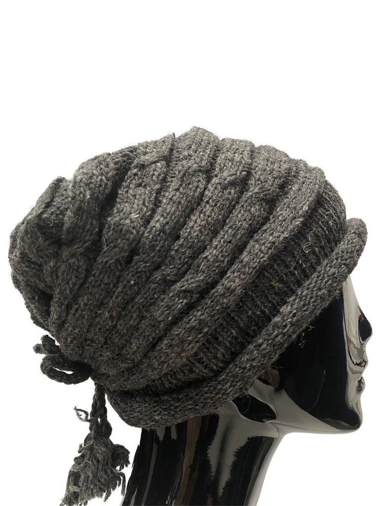 Wool knit winter hat