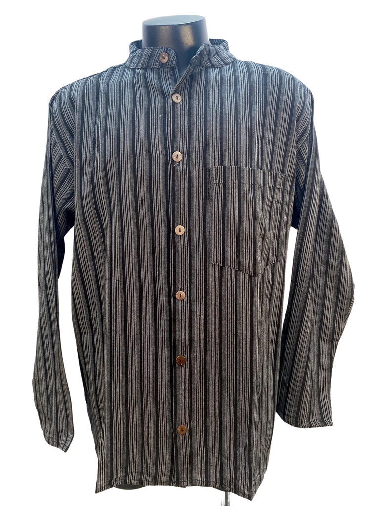 Striped cotton shirt
