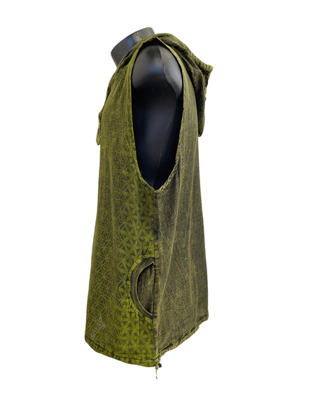 Cotton Pullover Hoody Sleeveless