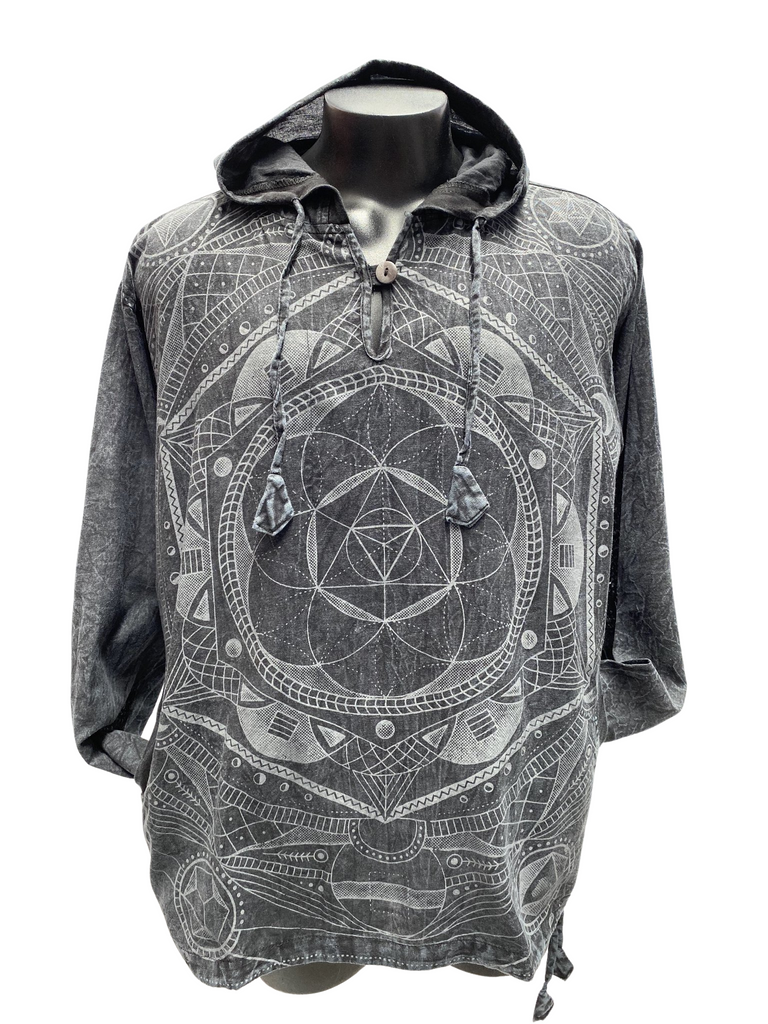 Geo Cotton Pullover
