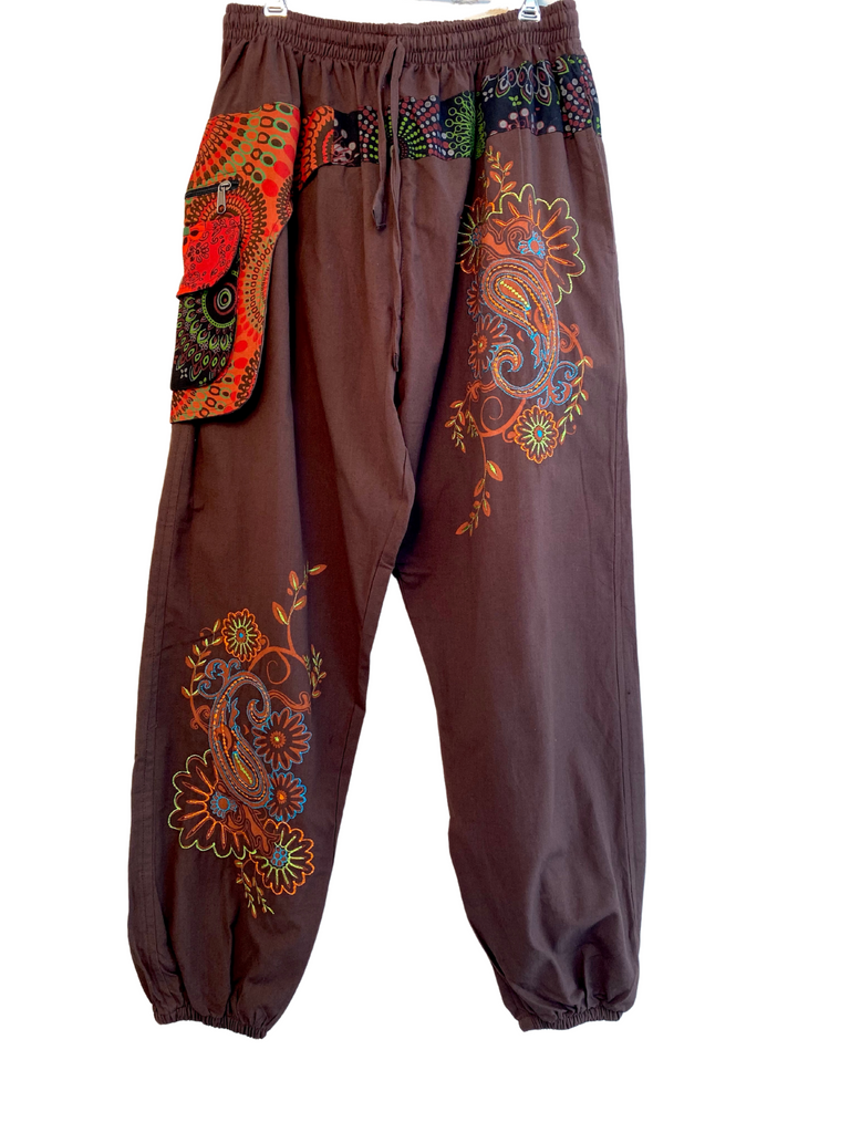 Embroidered Pants Reg