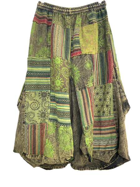 Shaped Patchwork Skirt