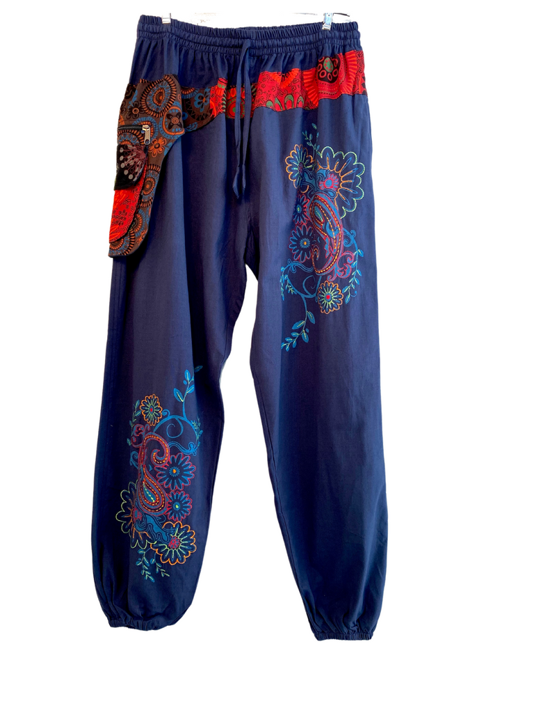 Embroidered Pants Reg