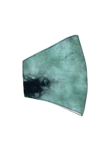 Cotton face mask tie dyed 5 colour ways