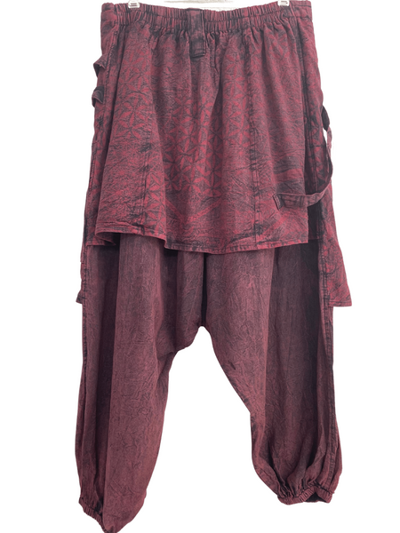 Geo/Flower of Life Doof Pants with wrap