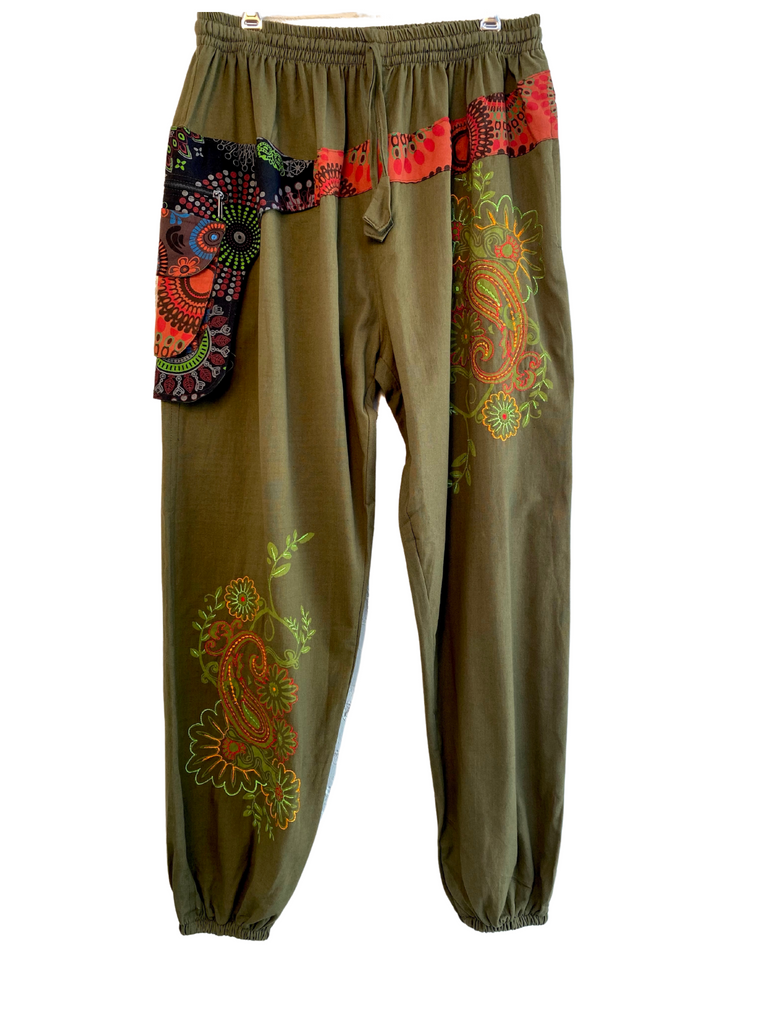 Embroidered Pants Reg