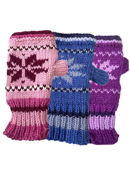 Hand warmers wool 3 colour ways