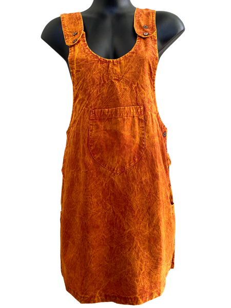 Short stonewashed pinafore