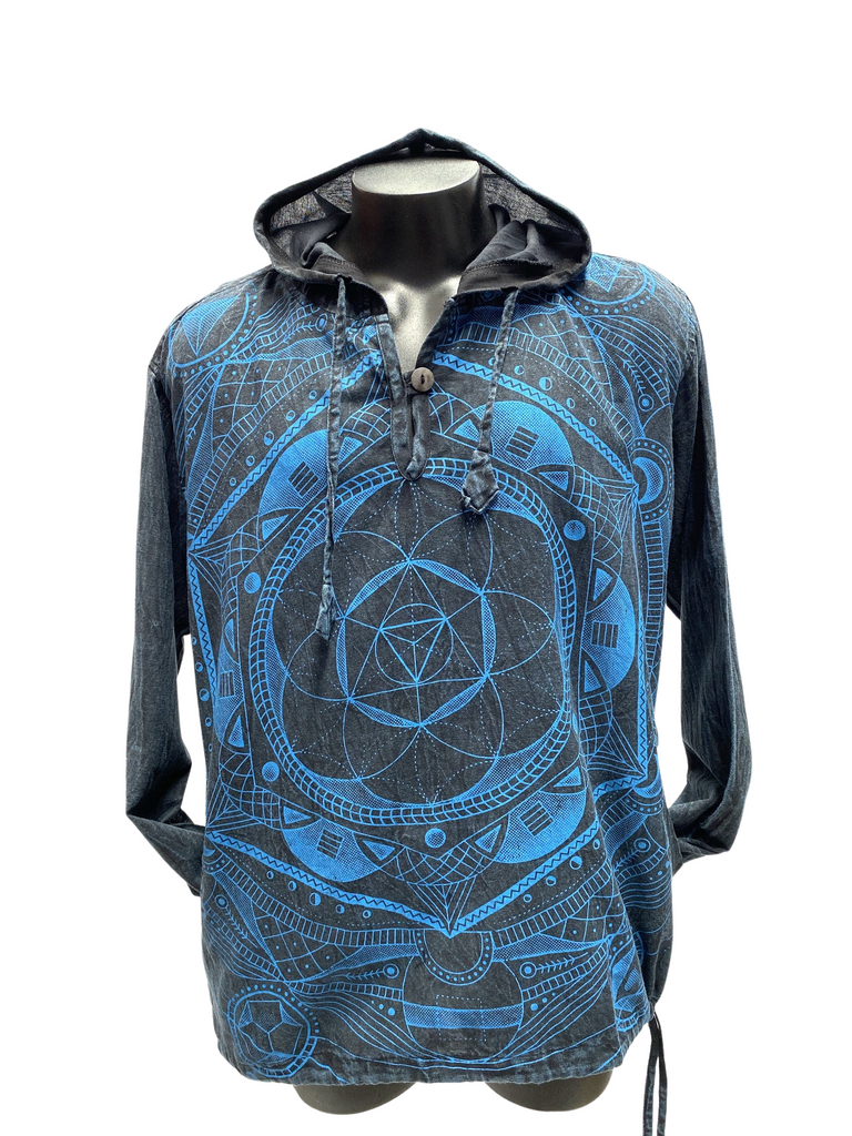 Geo Cotton Pullover