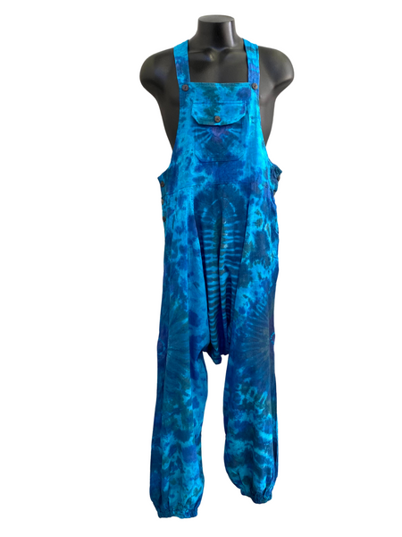 Tie-Dyed Overalls
