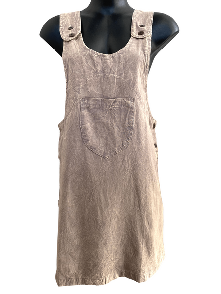 Short stonewashed pinafore