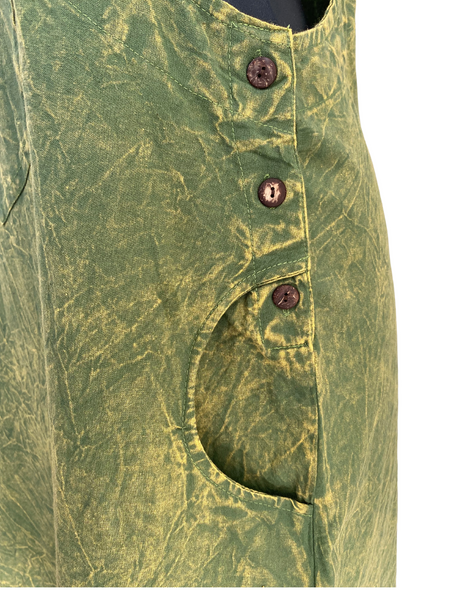 Short stonewashed pinafore
