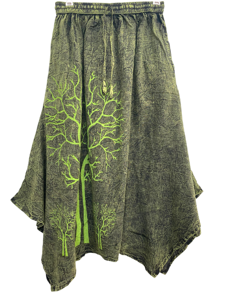 Tree of Life Print Skirt