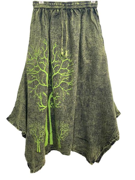 Tree of Life Print Skirt