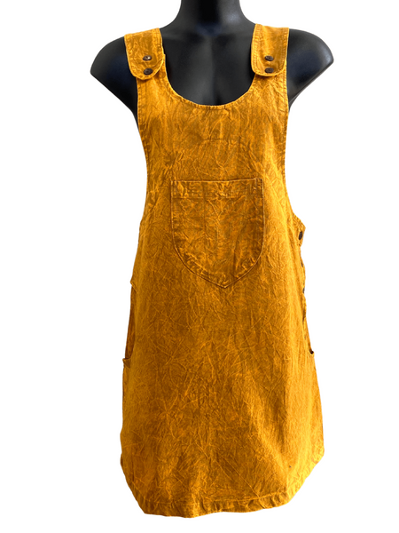 Short stonewashed pinafore