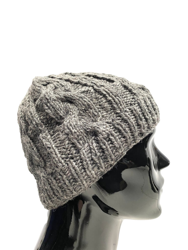Wool knit winter hat