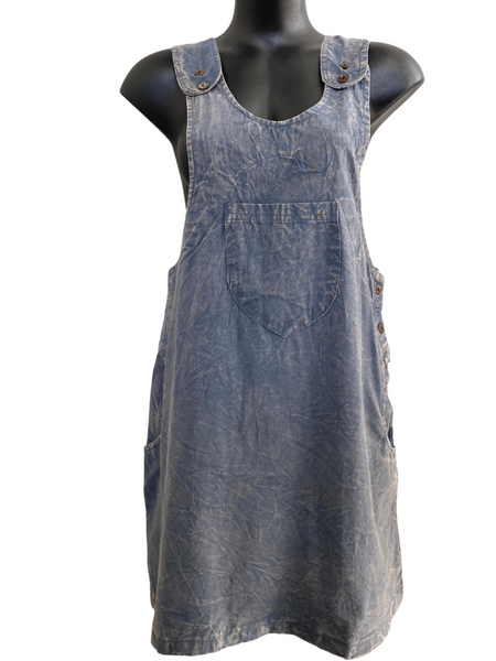 Short stonewashed pinafore