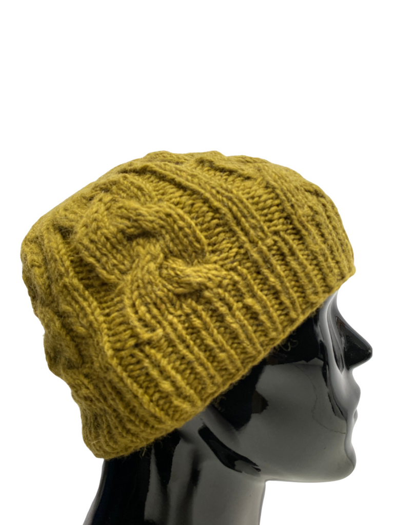 Wool knit winter hat