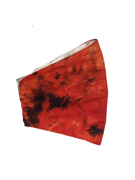 Cotton face mask tie dyed 5 colour ways