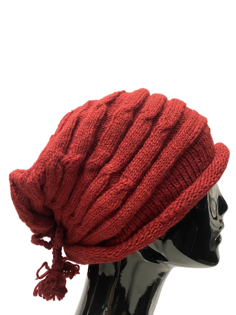Wool knit winter hat