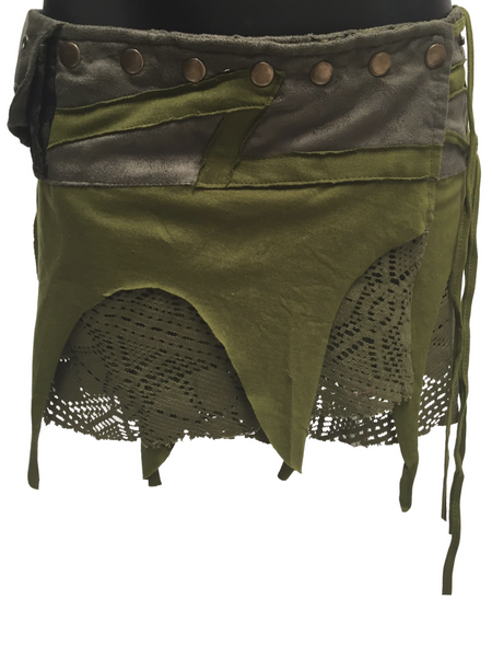 Lace Underlay Skirt with pockets