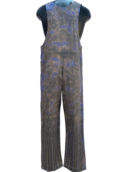 Tie Dyed Straight leg overalls