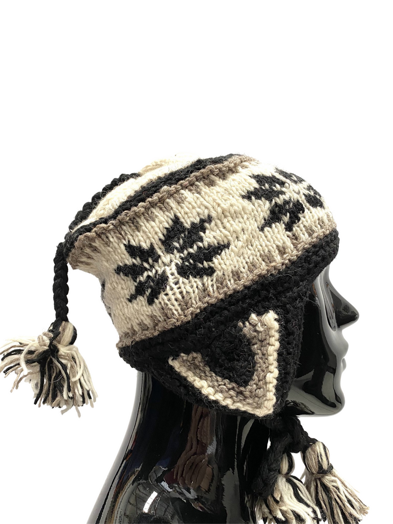 Wool knit winter hat