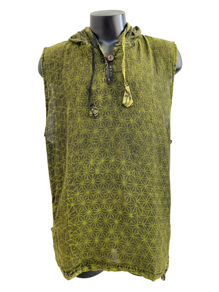Cotton Pullover Hoody Sleeveless