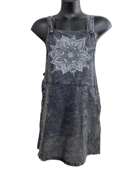 Mandala cotton pinafore