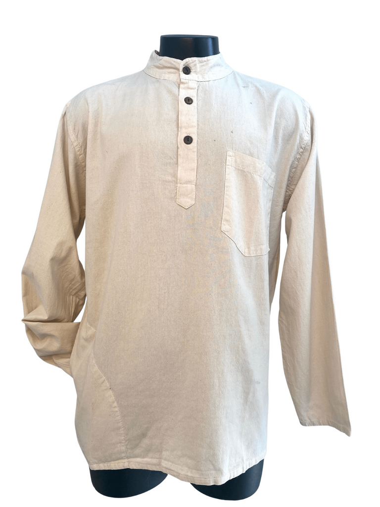 Cream Cotton Shirt