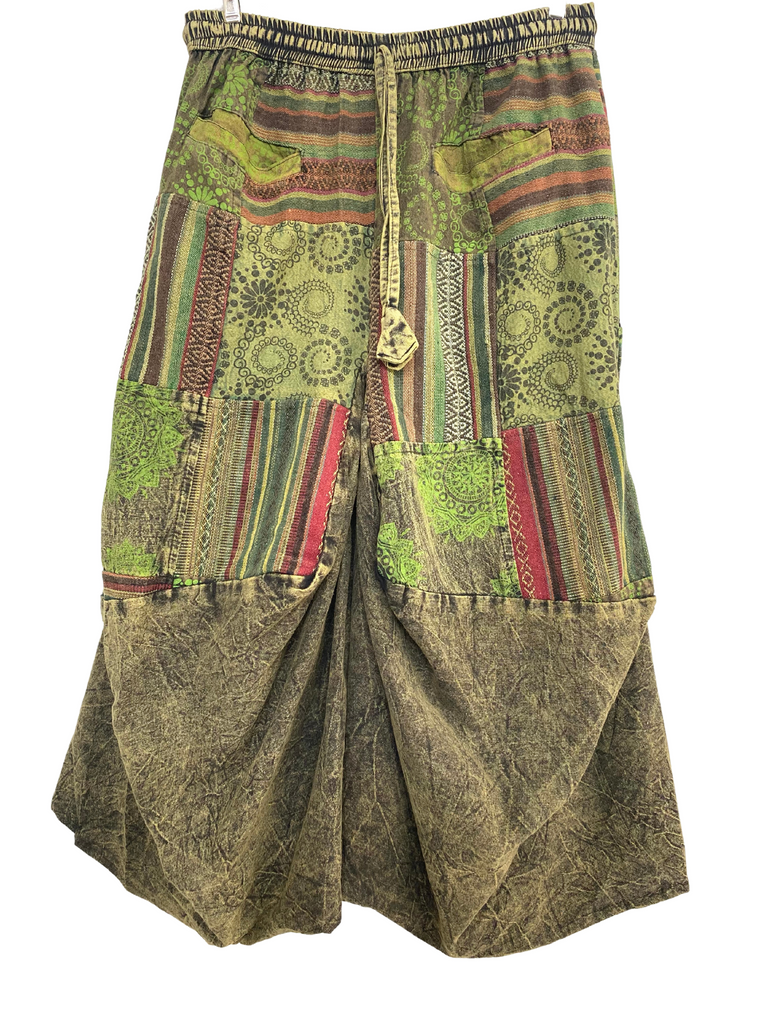 Shaped Patchwork Skirt