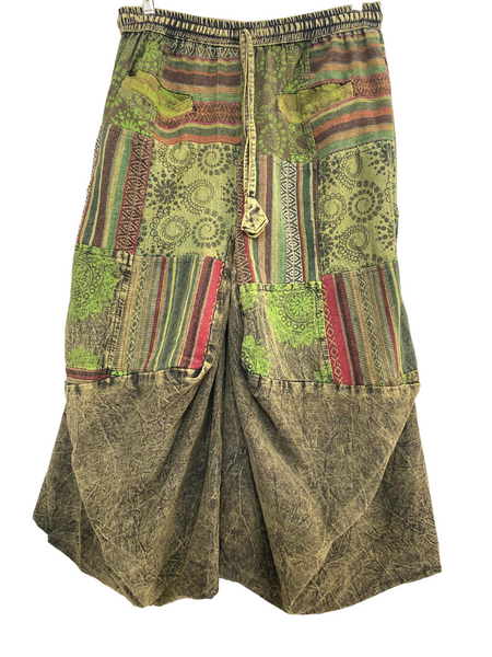 Shaped Patchwork Skirt