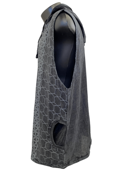 Cotton Pullover Hoody Sleeveless