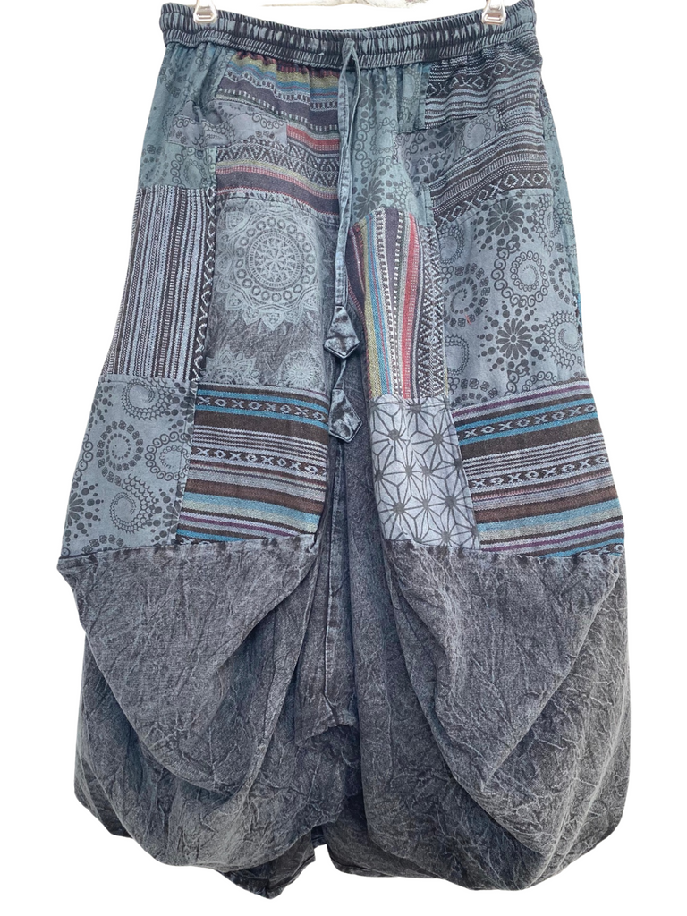 Shaped Patchwork Skirt