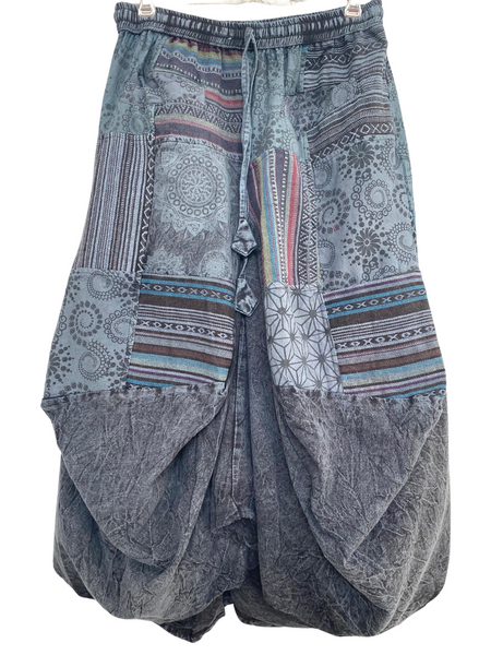 Shaped Patchwork Skirt